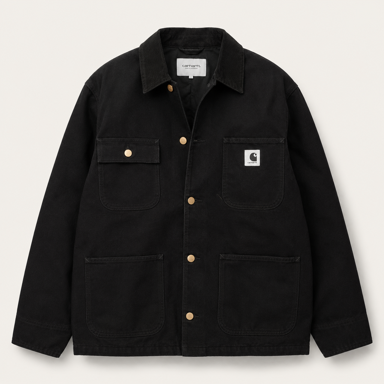Carhartt WIP OG Michigan Coat Black – Vintage Workwear Jacket