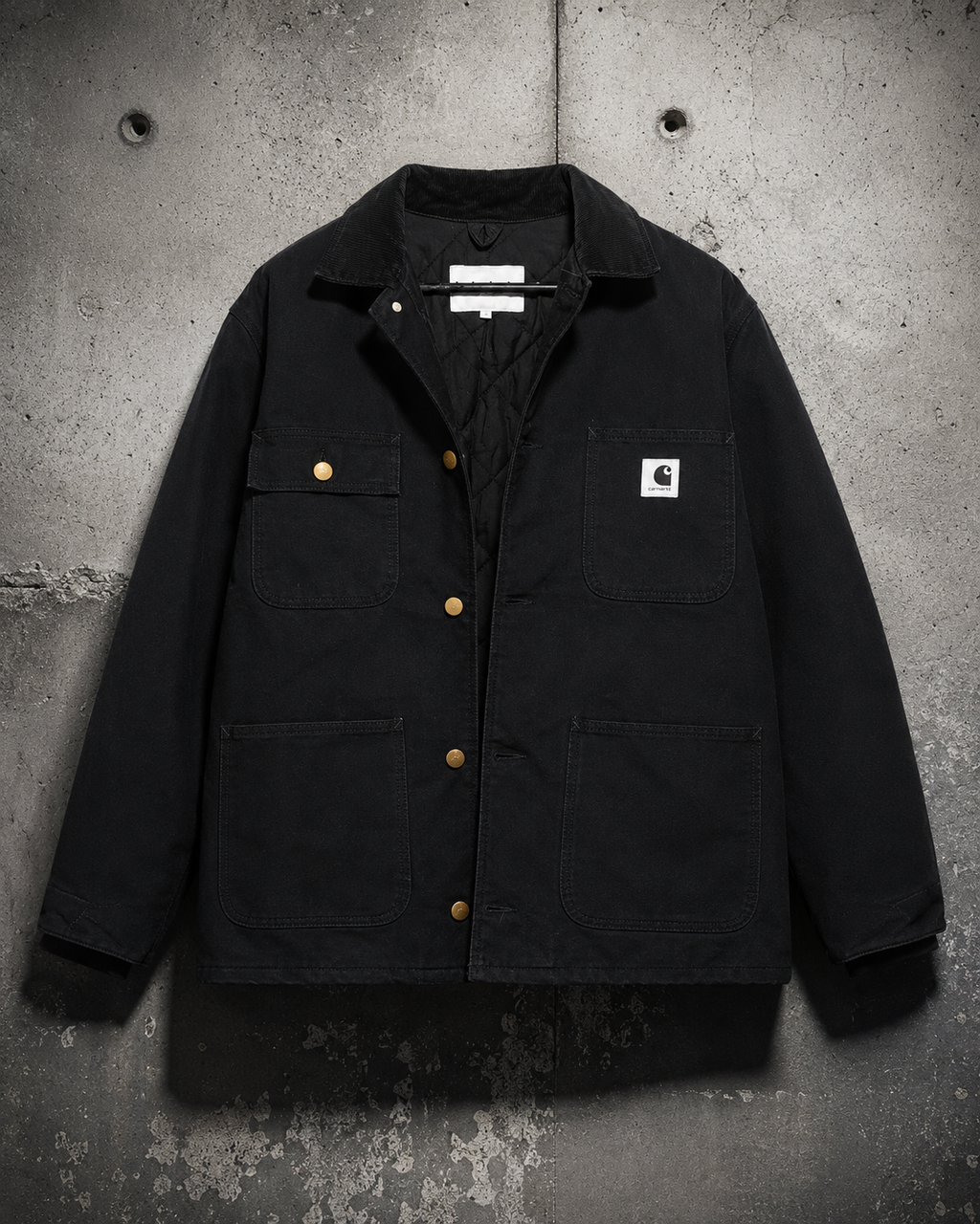Carhartt WIP OG Michigan Coat Black – Vintage Workwear Jacket