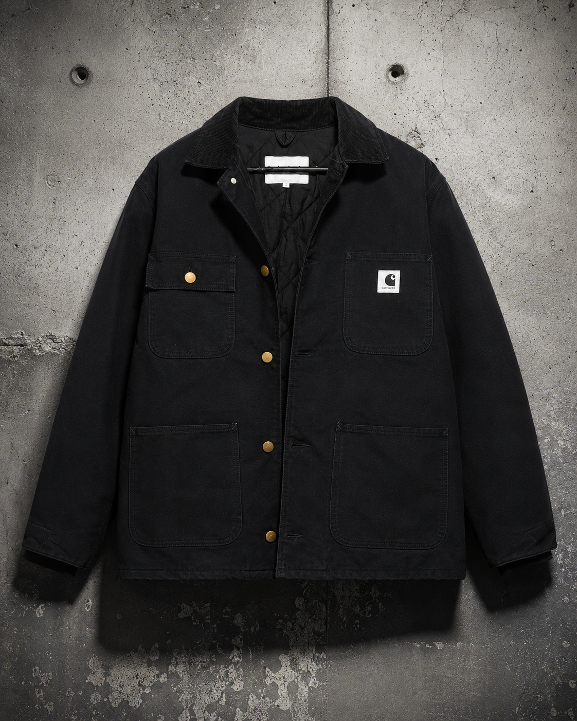 Carhartt WIP OG Michigan Coat Black – Vintage Workwear Jacket