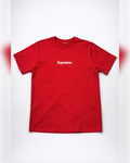 Supreme Red Box Logo T-Shirt — White Box Logo Crewneck Tee, red Supreme box logo tee hero ecommerce image