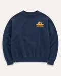 Aime Leon Dore Graphic Crewneck Navy & Gold front ecommerce image